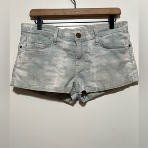 Current Elliott The Tie-Dye The Girlfriend Grey Cloud Shorts Size 27